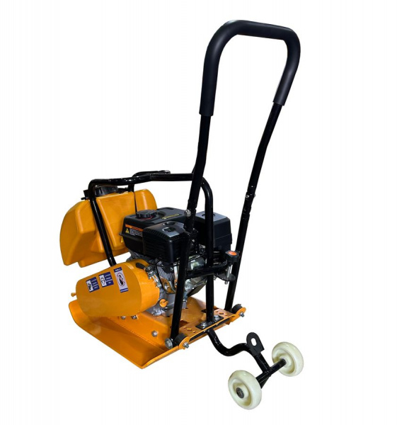 Виброплита 55 кг, 15кН (Loncin), бак, колесный комплект TOR C-60
