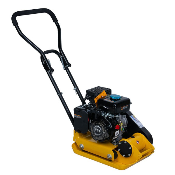 Виброплита 45 кг, 8,5кН (Loncin) без бака, коврик, колесный комплект TOR T-50